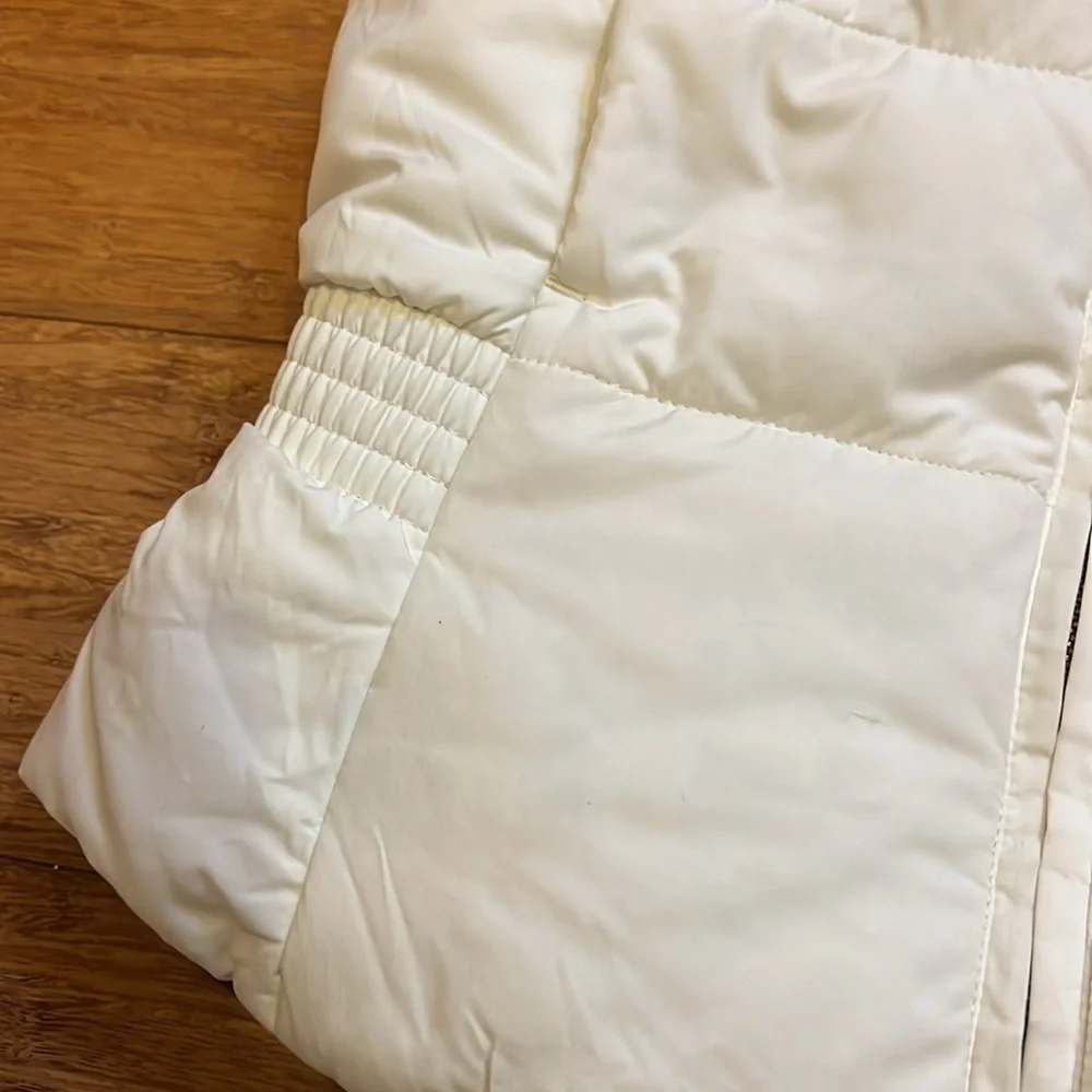 Ralph Lauren girls size 4-5 reversible puffer vest pink/cream NWOT - Picture 10 of 12